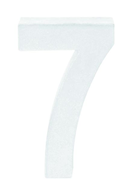 Cardboard number 7 10x3,5cm